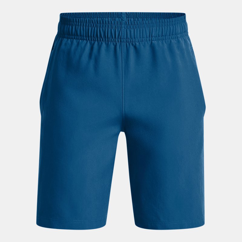Boys'  Under Armour  Woven Graphic Shorts Varsity Blue / Blizzard YLG (59 - 63 in)